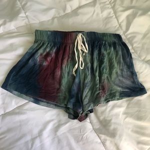 Tye-dye shorts